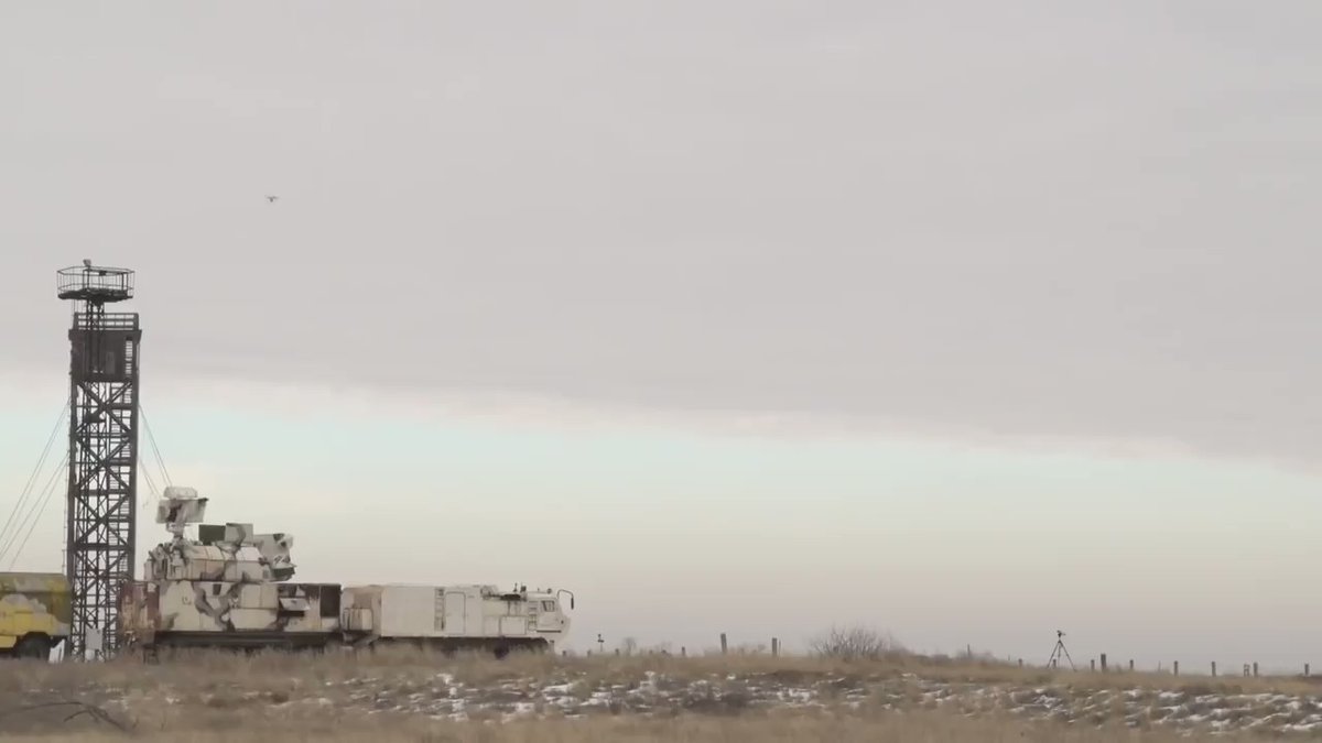 Tests of the new Arctic air-defense system Tor-M2DT which can withstand harsh weather conditions.   